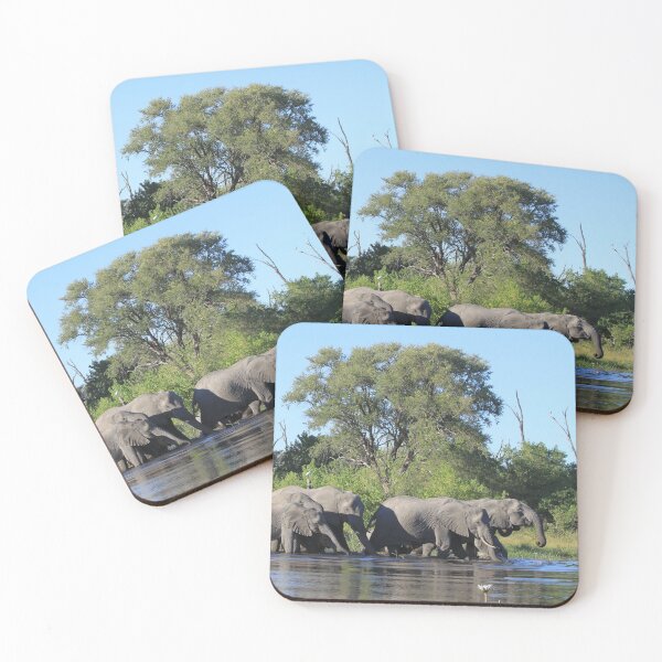 Item preview, Elephant who comes to drink designed and sold by EstelleRossetti.