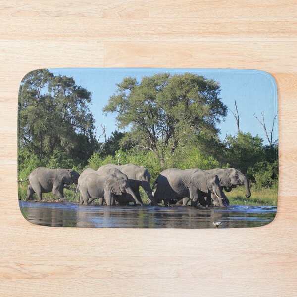 Item preview, Elephant who comes to drink designed and sold by EstelleRossetti.