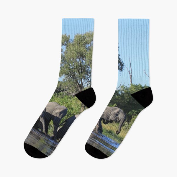 Item preview, Elephant who comes to drink designed and sold by EstelleRossetti.