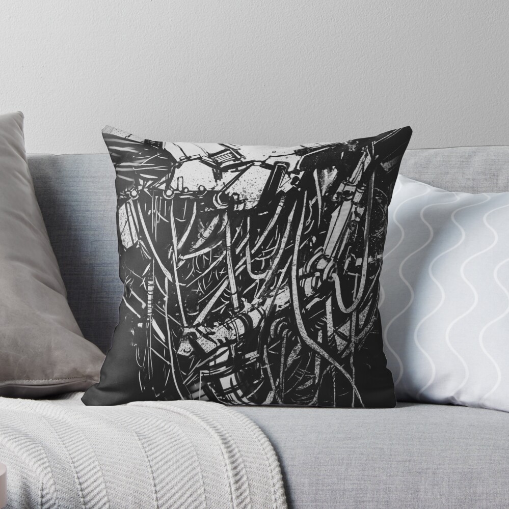 CyberBody Constructor Throw Pillow