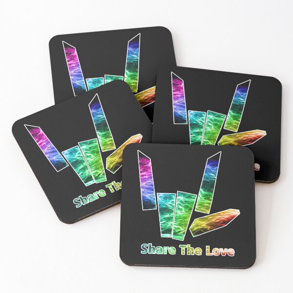 Item preview, Rainbow Share The Love designed and sold by PACIFICTEES.