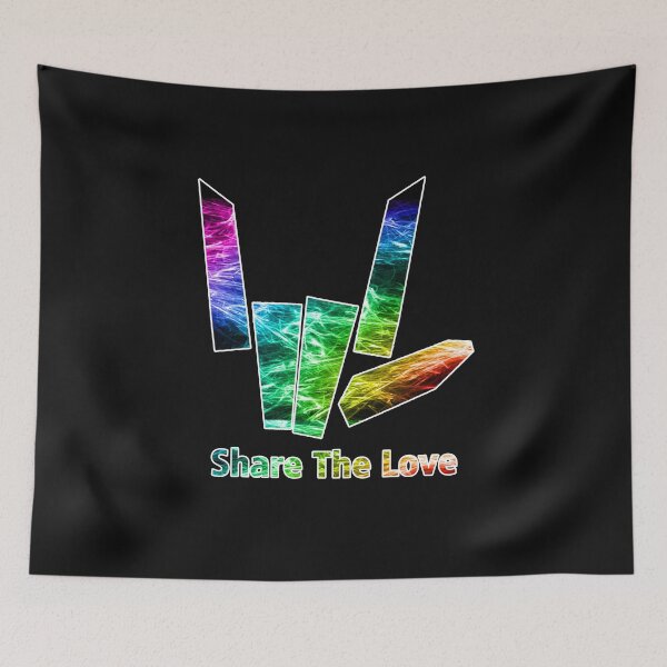 Item preview, Rainbow Share The Love designed and sold by PACIFICTEES.