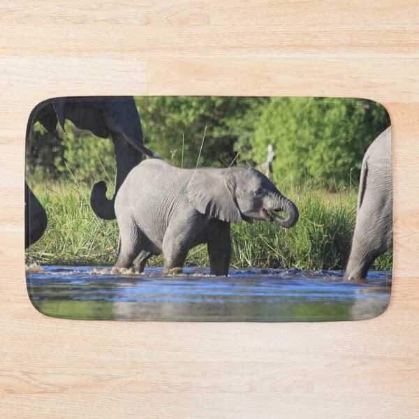 Item preview, Elephant who comes to drink designed and sold by EstelleRossetti.
