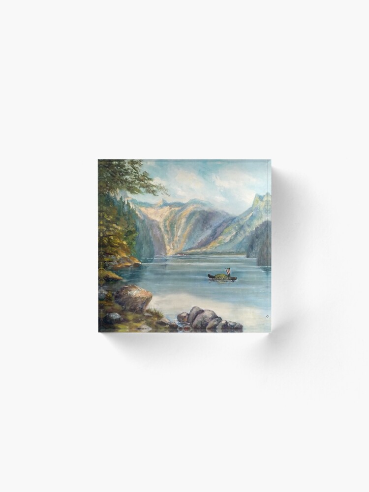 Alternate view of Hidden Feathers by Max Lewis Acrylic Block