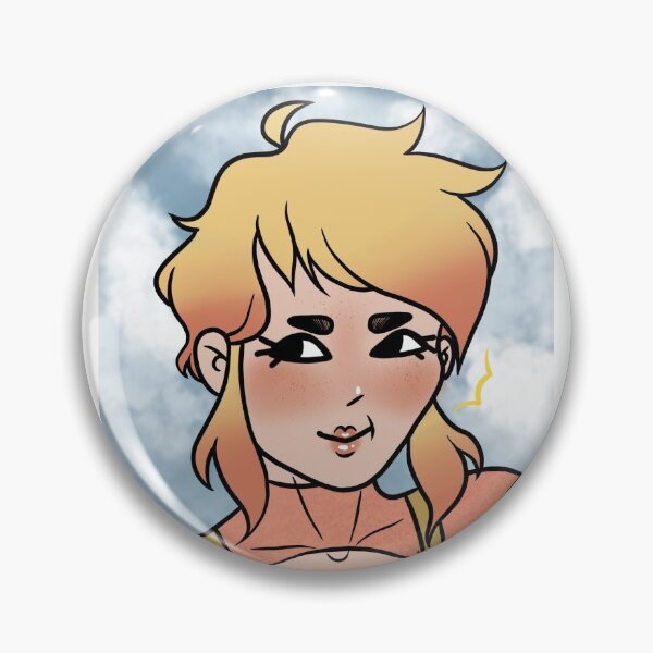 Item preview, Girl with Short Colored Hair with Clouds in the Background designed and sold by brinaikekii.