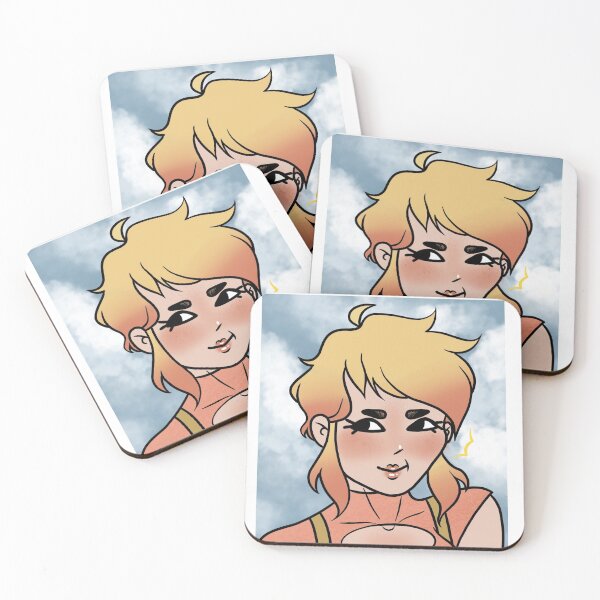 Item preview, Girl with Short Colored Hair with Clouds in the Background designed and sold by brinaikekii.