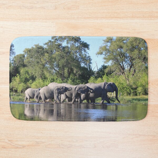 Item preview, Elephant who comes to drink designed and sold by EstelleRossetti.