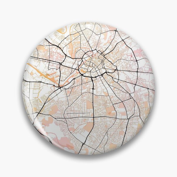 Item preview, Manchester England Street Map Color designed and sold by IvonDesign.