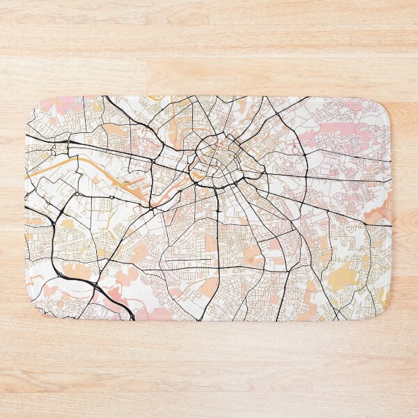 Item preview, Manchester England Street Map Color designed and sold by IvonDesign.