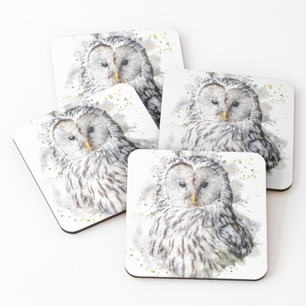 Item preview, Ural Owl in Watercolour designed and sold by GeoffBeattie.