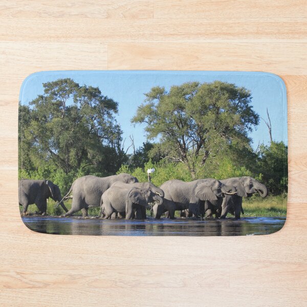 Item preview, Elephant who comes to drink designed and sold by EstelleRossetti.