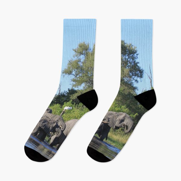 Item preview, Elephant who comes to drink designed and sold by EstelleRossetti.