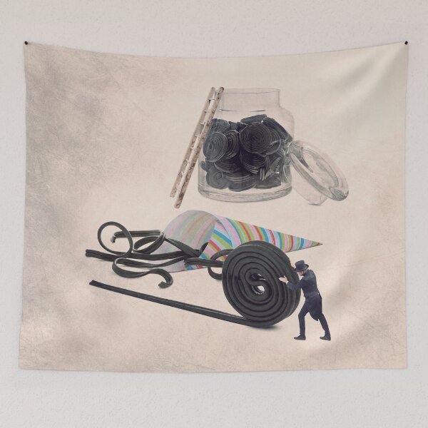 Item preview, candy and licorice print designed and sold by yannpendaries.