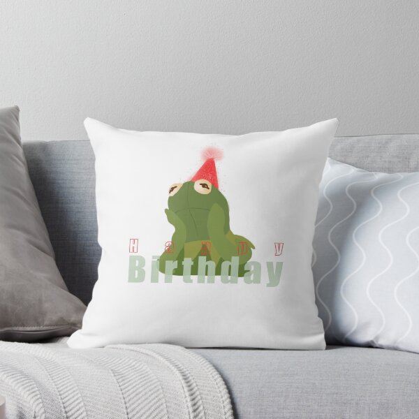 Item preview, Kermit the frog birthday card designed and sold by pinkc0w.