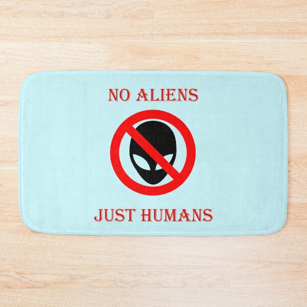 Item preview, No aliens, just humans designed and sold by helenkaiy.
