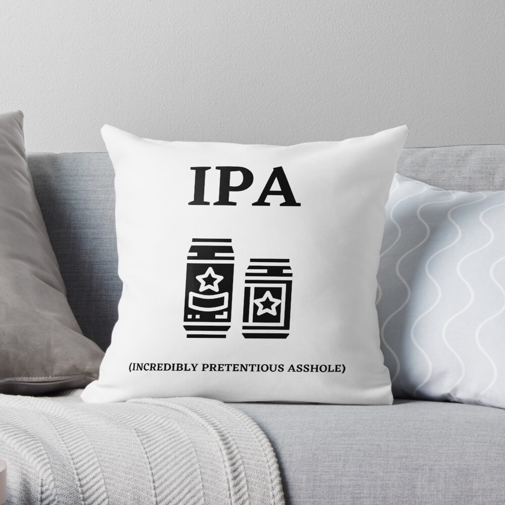 Item preview, Throw Pillow designed and sold by Beercreation.