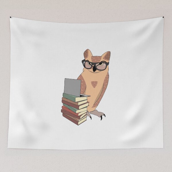 Item preview,  Nerdy owl designed and sold by lazyphilosopher.