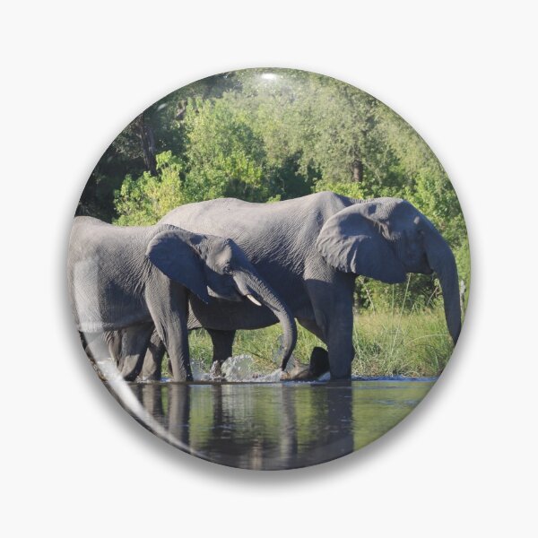 Item preview, Elephant who comes to drink designed and sold by EstelleRossetti.