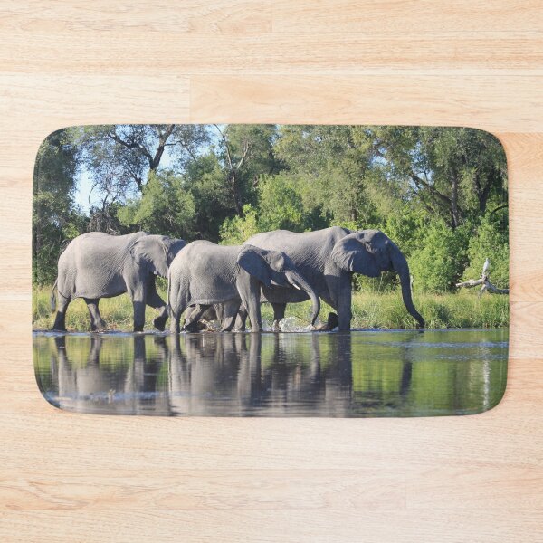 Item preview, Elephant who comes to drink designed and sold by EstelleRossetti.