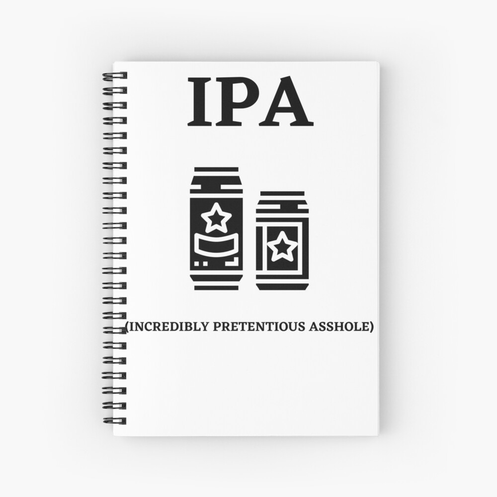 Item preview, Spiral Notebook designed and sold by Beercreation.