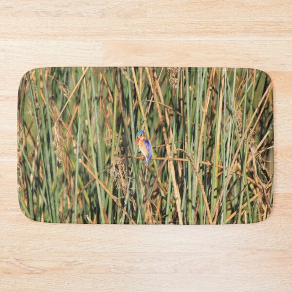 Item preview, Bismarck kingfisher in the reeds designed and sold by EstelleRossetti.