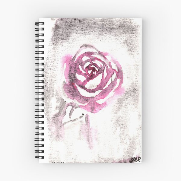 Item preview, red red watercolor rose designed and sold by The Raven's Landing.