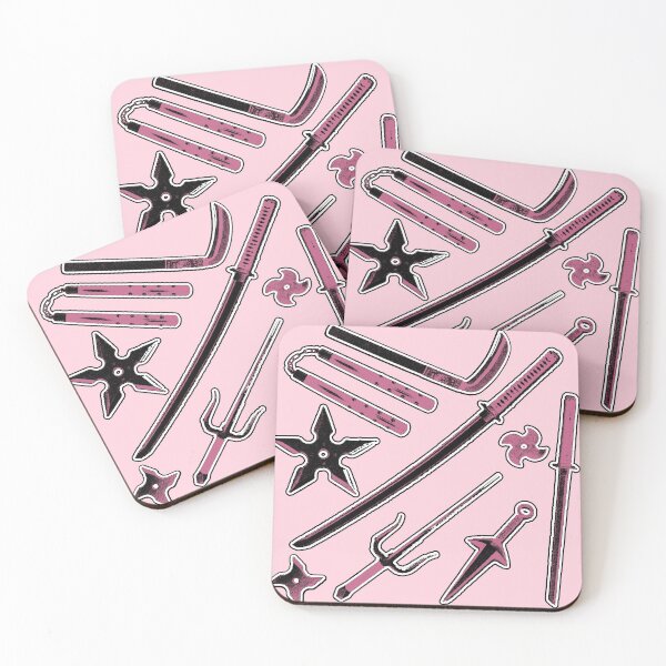 Item preview, Ninja Weapon Pattern (Pastel Pink) designed and sold by Samboid.