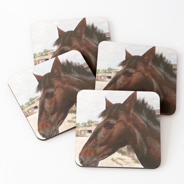Artikelvorschau, Ruby - Horse Pet Portrait entworfen und verkauft von EmilyDewsnap.