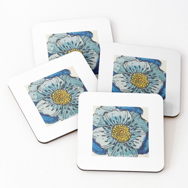 Item preview, Anemone Blue Flower designed and sold by Jeanette Cefre.