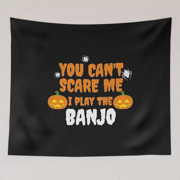 Item preview, Can't Scare Me I play the Banjo Halloween Musician designed and sold by losttribe.