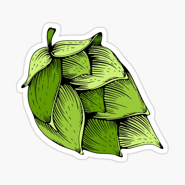 Hops design 1 Sticker