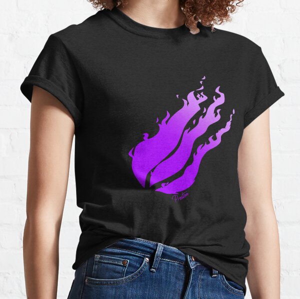 Red Flame T Shirt By Lazarb Redbubble - roblox flame shirt