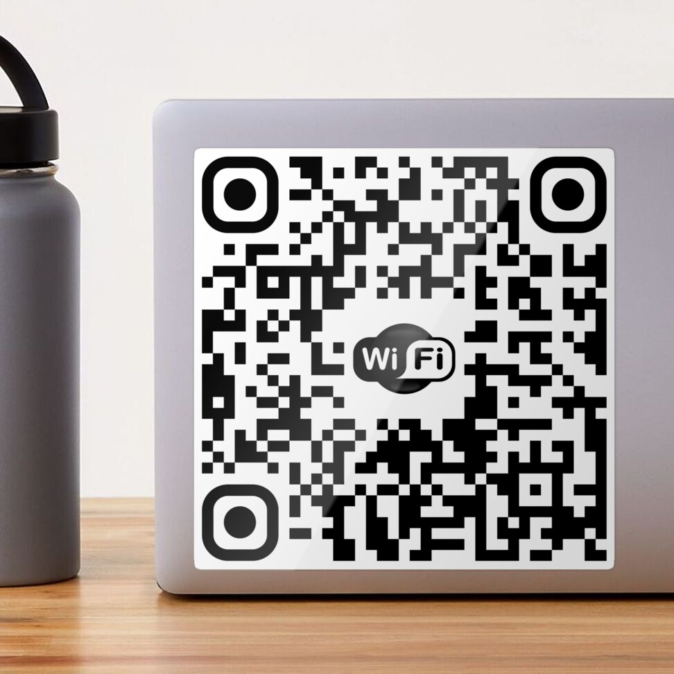 Rick Roll QR Code Wifi Sign Prank : : Industrial & Scientific