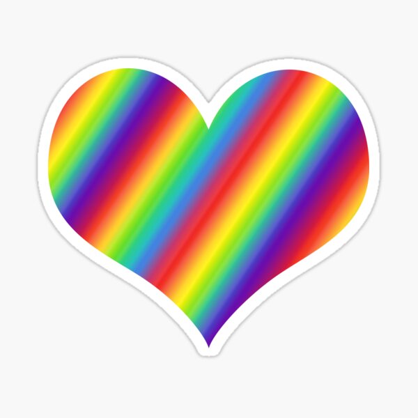 Item preview, Love Heart In Colours of the Rainbow designed and sold by JeanKellyPhoto.
