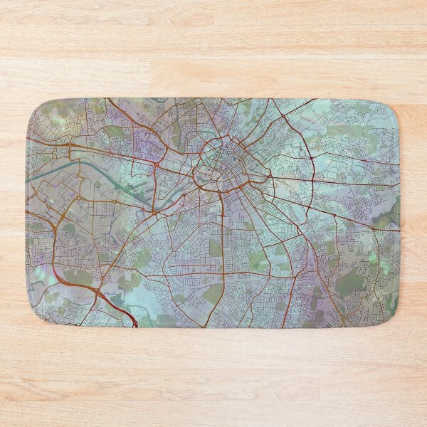 Item preview, Manchester England Street Map Urban designed and sold by IvonDesign.
