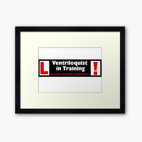 Gleentrilogist Gesign Framed Art Print