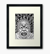 Aztec Vex Framed Print