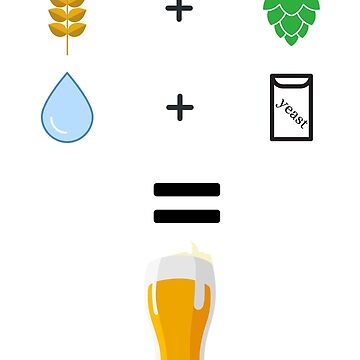 Artwork thumbnail, Beer brewing ingredients by Beercreation