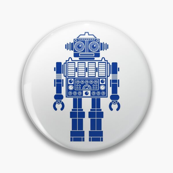 Item preview, Robot 270620/08 - Navy Blue and White designed and sold by Artberry.