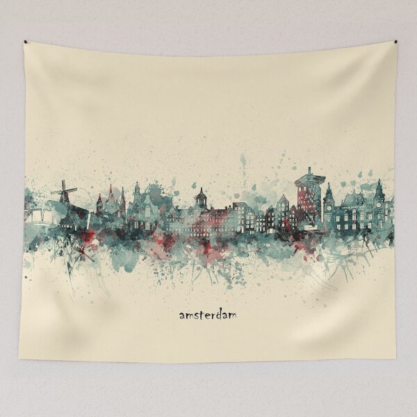 Item preview, amsterdam skyline designed and sold by BekimART2.