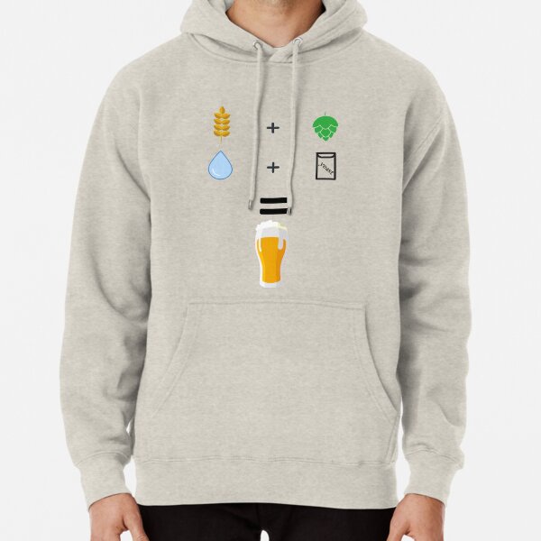 Beer brewing ingredients Pullover Hoodie