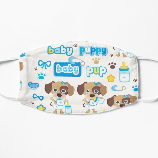 Little Baby Puppies Flat Mask