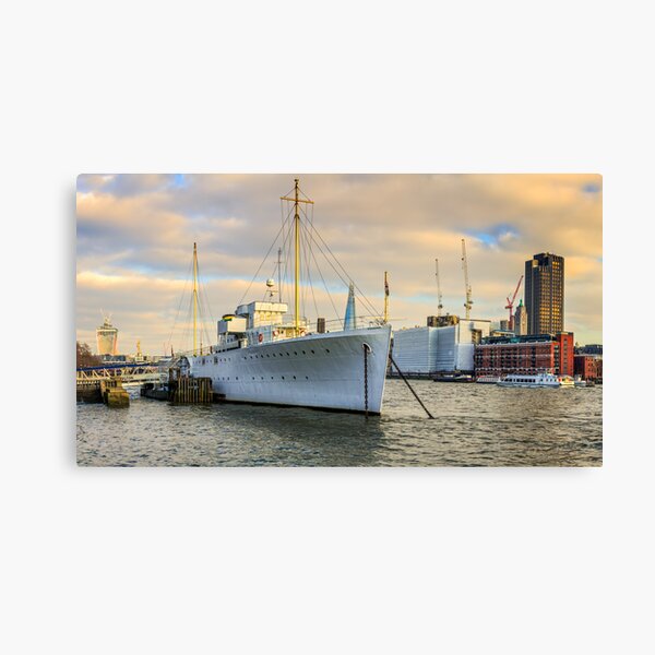 H.Q.S.Wellington Canvas Print
