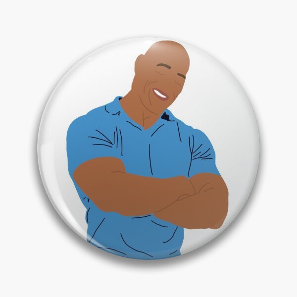 Item preview, Dwayne “The Rock” Johnson Faceless Portrait designed and sold by zuzannaaa.