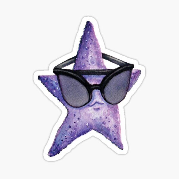 Item preview, Purple "Rock" Star designed and sold by Nicci O’Neill.