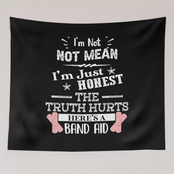 Item preview, I'm Not Mean I'm Honest The Truth Hurts - Funny Humor Saying designed and sold by Dressed For  Duty.