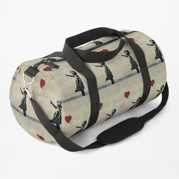 Banksy's Girl with a Red Balloon III Duffle Bag