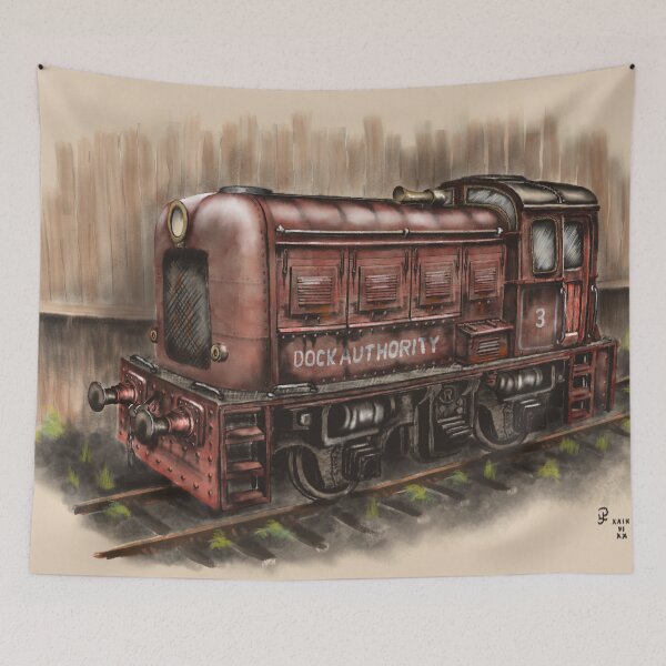 Item preview, Dock Shunter in Red designed and sold by Rasendyll.