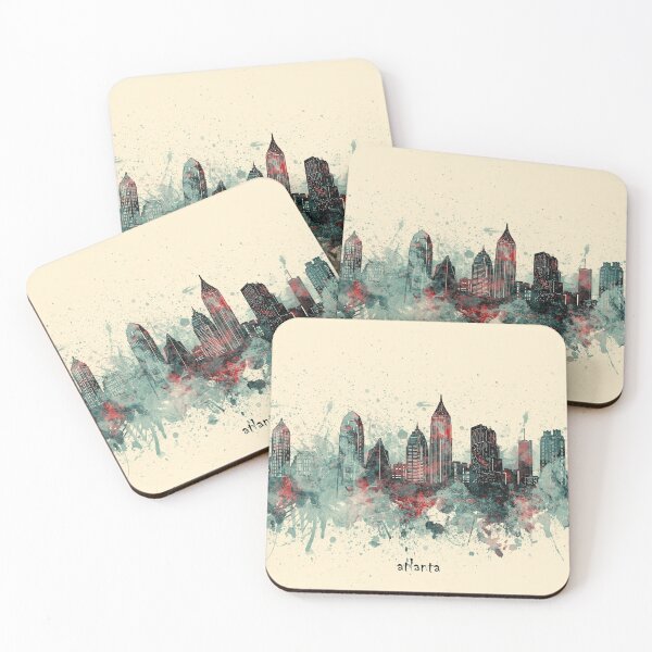 Item preview, atlanta skyline designed and sold by BekimART2.