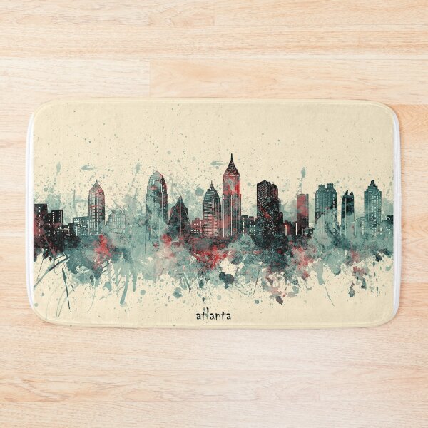 Item preview, atlanta skyline designed and sold by BekimART2.